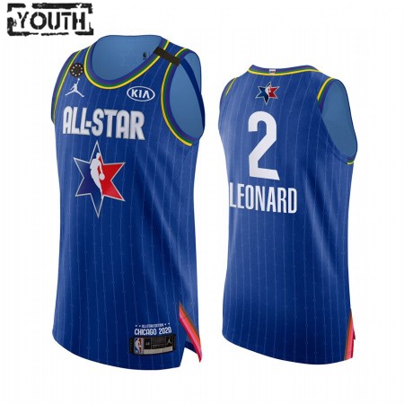 Maglia NBA Los Angeles Clippers Kawhi Leonard 2 2020 All-Star Jordan Brand Kobe Forever Blu Swingman - Bambino